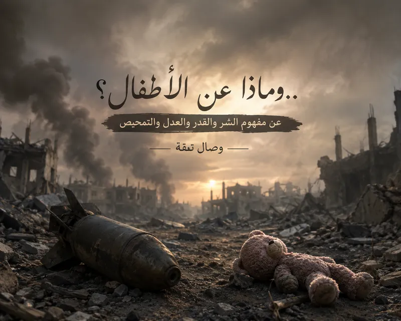      ..وماذا عن الأطفال؟ عن مفهوم الشر والقدر والعدل والتمحيص